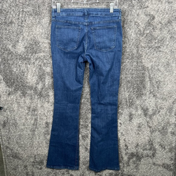 Banana Republic Stretch Jeans Womens 26/2 Classic Wide Leg Flare 30x33 Dark Wash - Picture 7 of 9